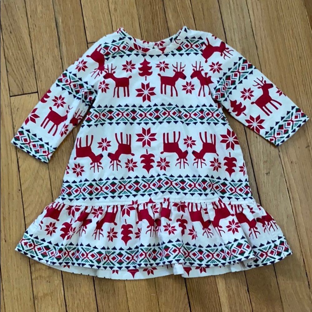 Hanna Andersson size 2 Dear Deer gown
